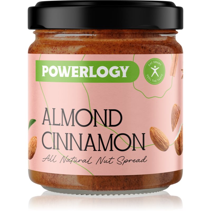 Powerlogy Almond Cinnamon Cream ořechová pomazánka 330 g