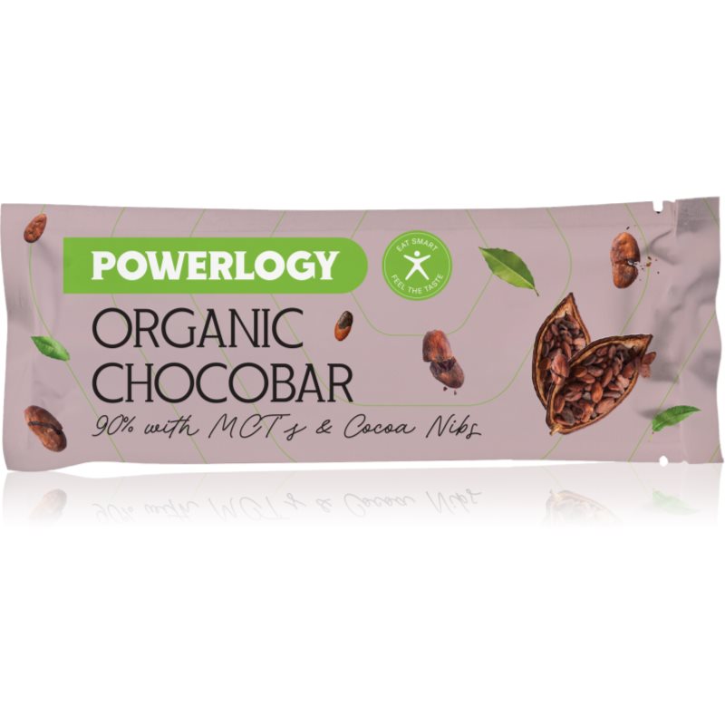 Powerlogy Chocobar 90% čokoládová tyčinka vegan 50 g
