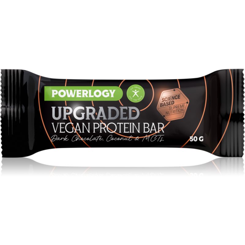 Powerlogy Upgraded Vegan Protein Bar proteinová tyčinka vegan 50 g