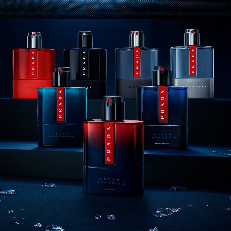 Prada Luna Rossa Ocean Parfum Rechargeable Pour Homme 50 Ml