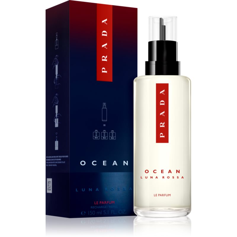 Prada Luna Rossa Ocean perfume refill for men 150 ml