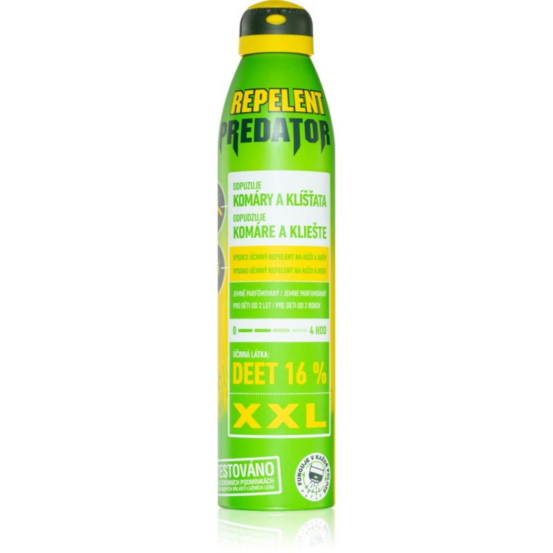 Predator Predator 16 % spray parfémovaný repelent proti komárom a kliešťom 300 ml