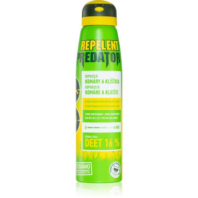Predator Predator 16 % spray parfémovaný repelent proti komárom a kliešťom 150 ml kúpite na Notino.sk