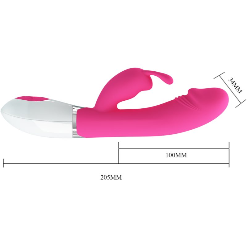 PRETTY LOVE Gene vibrátor se stimulátorem klitorisu 20.2 cm (obrázek 5)