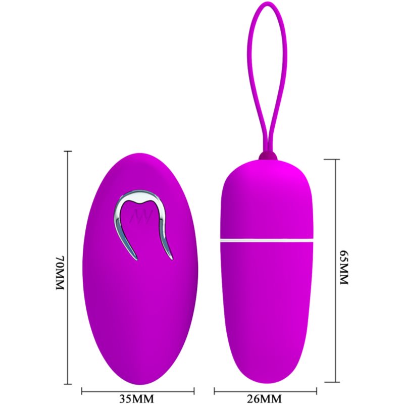 PRETTY LOVE Bradley vibrační vajíčko 14 cm (obrázek 3)