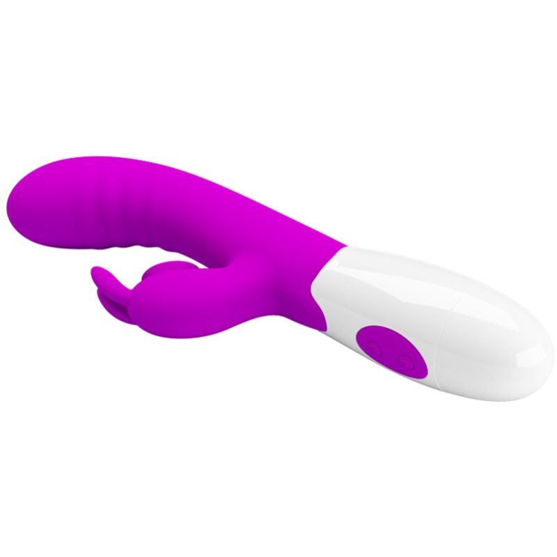 PRETTY LOVE Cerberus vibrátor se stimulátorem klitorisu na baterie 20.5 cm (obrázek 3)