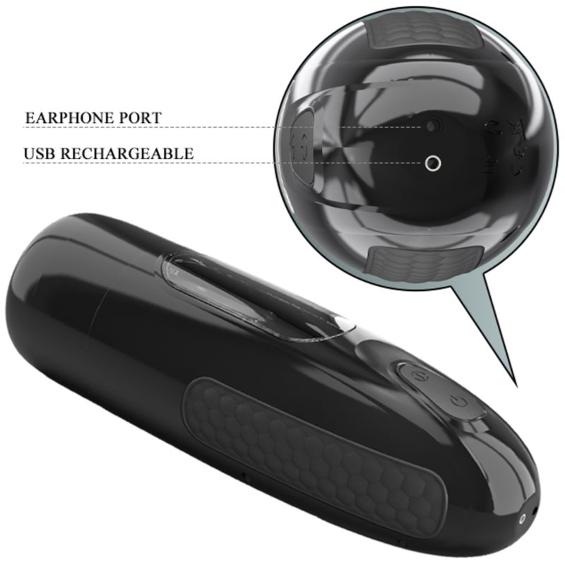 PRETTY LOVE Marlon Rotating and Thrusting Voice masturbátor pro muže 26.5 cm (obrázek 5)