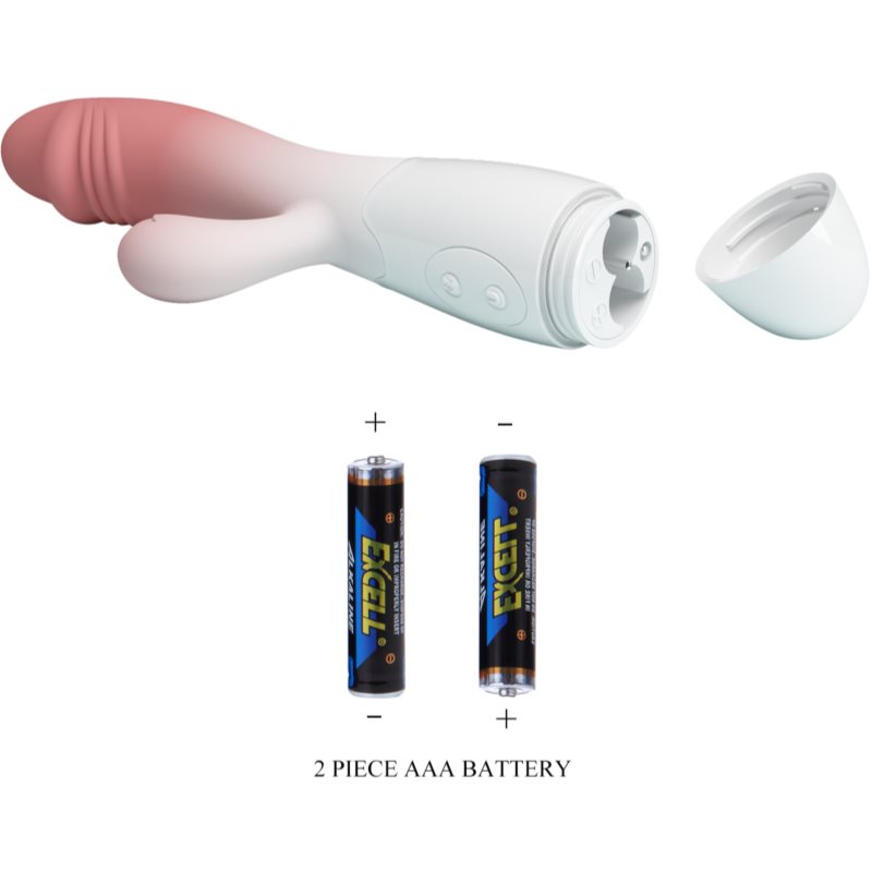 PRETTY LOVE Snappy vibrátor se stimulátorem klitorisu 19 cm (obrázek 6)