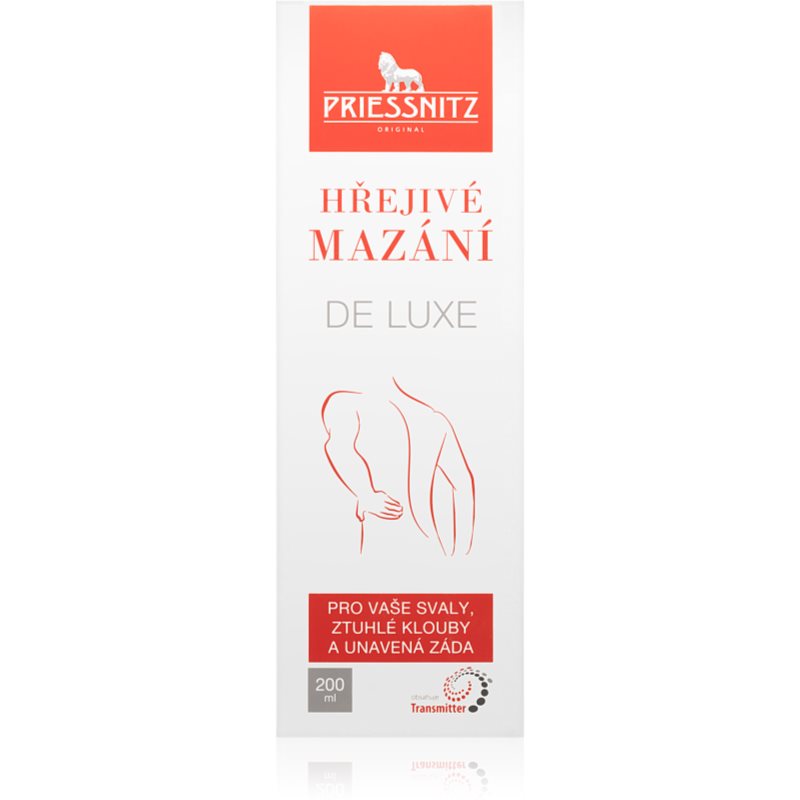 Priessnitz DeLuxe крем для масажу з ефектом зігірвання 200 мл