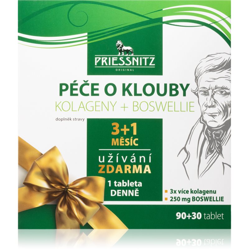 Priessnitz Starostlivosť o kĺby Kolagen+Boswellie tablety na výživu kĺbov a chrupaviek 120 tbl kúpite na Notino.sk