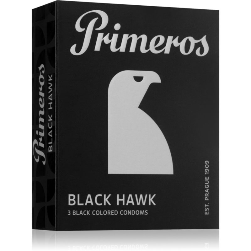 Primeros Black Hawk Préservatifs 3 Pcs