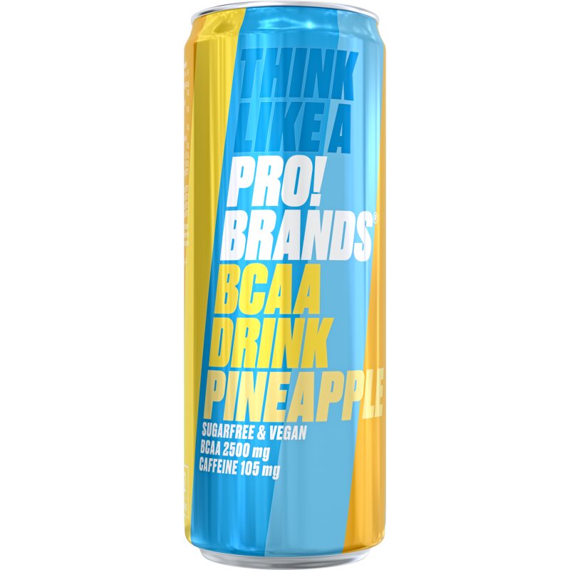 PRO!BRANDS BCAA Drink gotowy napój z aminokwasami smak Pineapple 330 ml