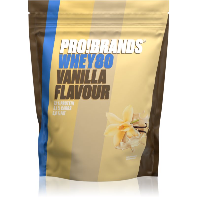 E-shop PRO!BRANDS Whey80 Protein syrovátkový protein příchuť Vanilla 500 g