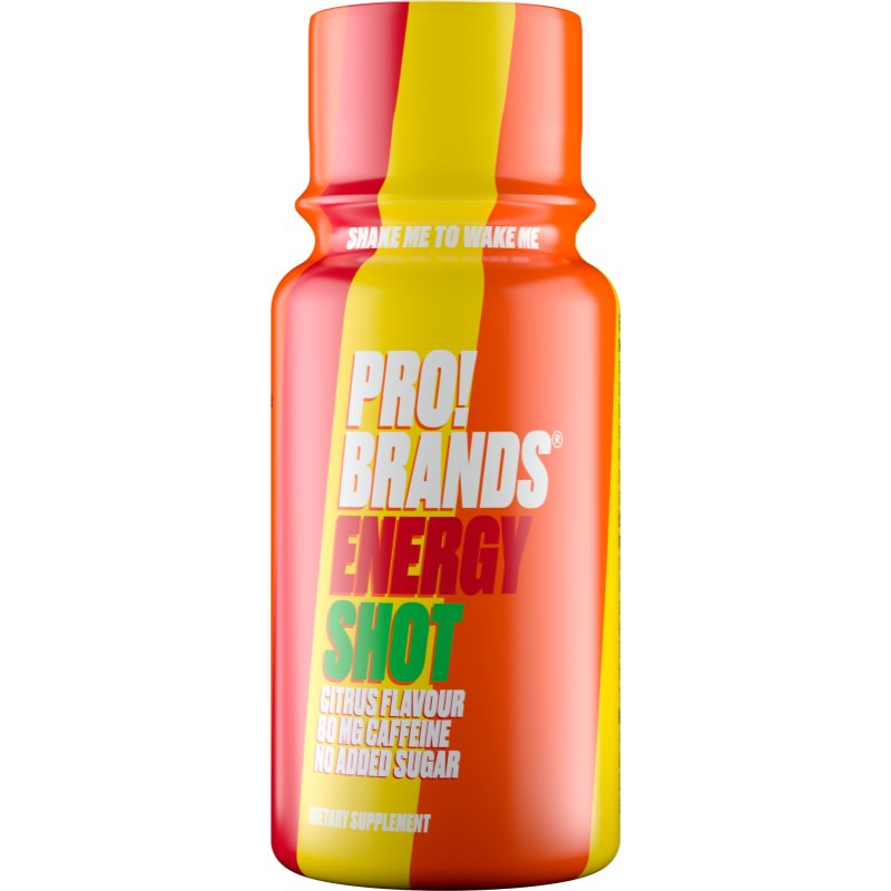 PRO!BRANDS Energy Shot podpora sportovního výkonu příchuť Citrus 60 ml