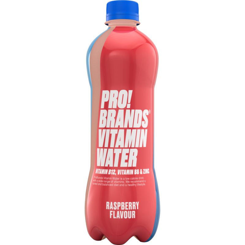 PRO!BRANDS Vitamin Water nápoj s vitamínmi príchuť Raspberry 555 ml