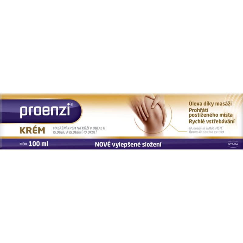 Proenzi Proenzi cream masažinis kremas sąnarių sąstingio ir skausmo mažinimui 100 ml