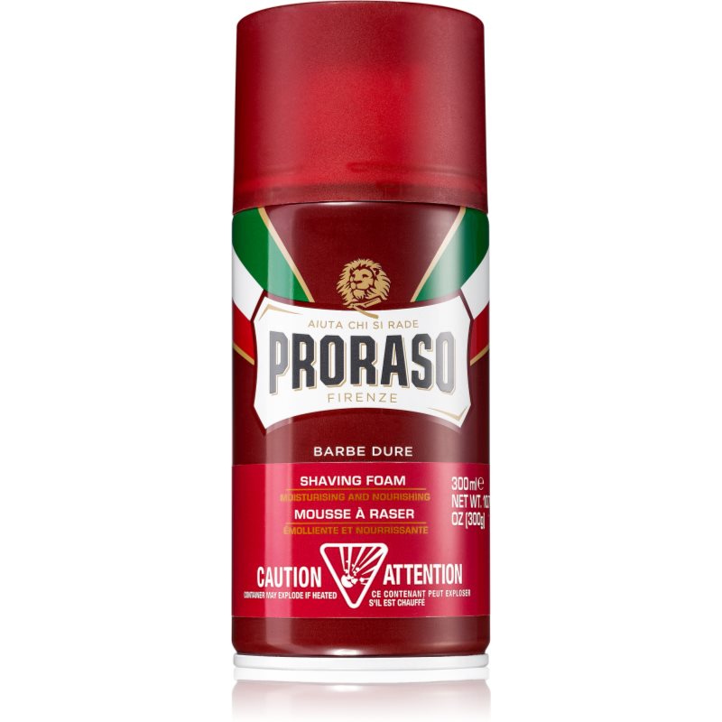 Proraso Red shaving foam with nourishing effect 300 ml

