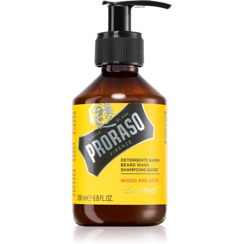 Proraso Wood and Spice șampon pentru barbă 200 ml