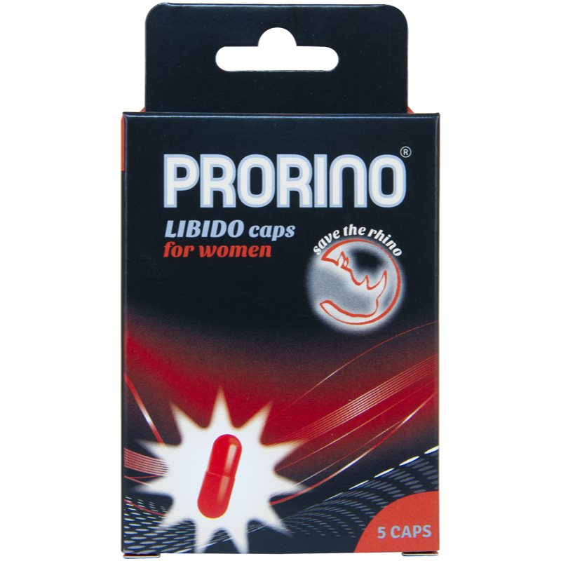 PRORINO Premium Libido Caps kapsle pro podporu zvýšení sexuální touhy pro ženy 16 g