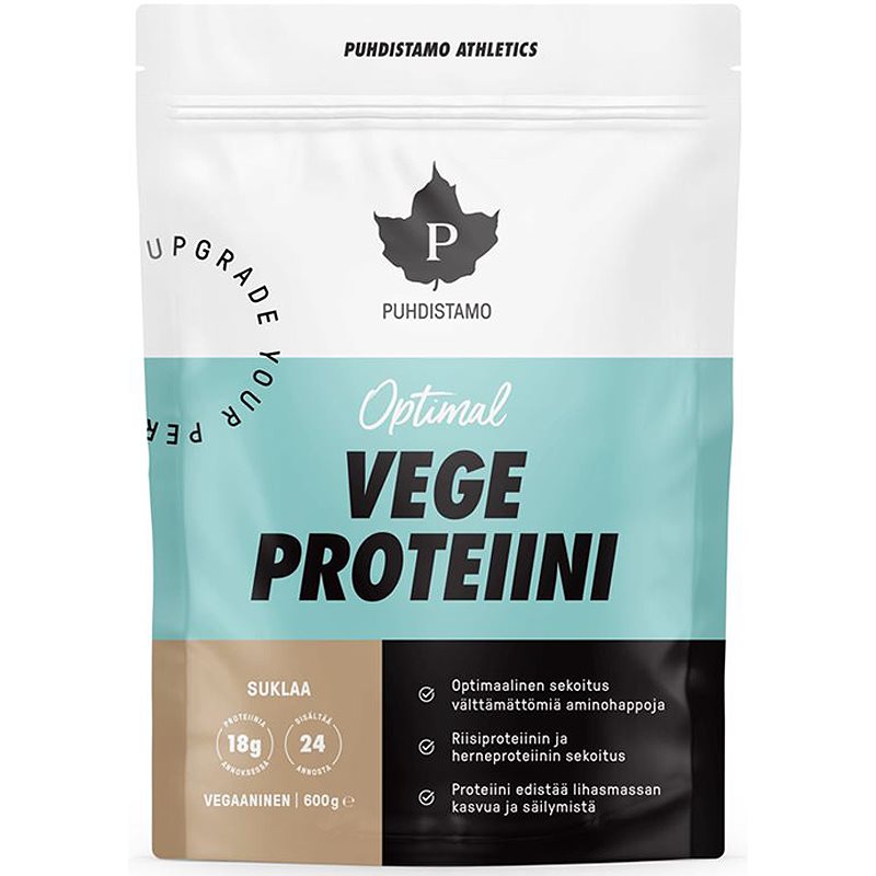 Puhdistamo Optimal Vegan Protein veganský protein v prášku příchuť Chocolate 600 g koupíte na Notino.cz