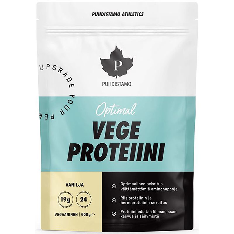 Puhdistamo Optimal Vegan Protein veganský protein v prášku příchuť Vanilla 600 g koupíte na Notino.cz