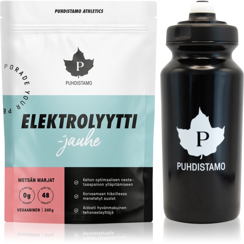 Puhdistamo Electrolyte Powder red berries 240 g