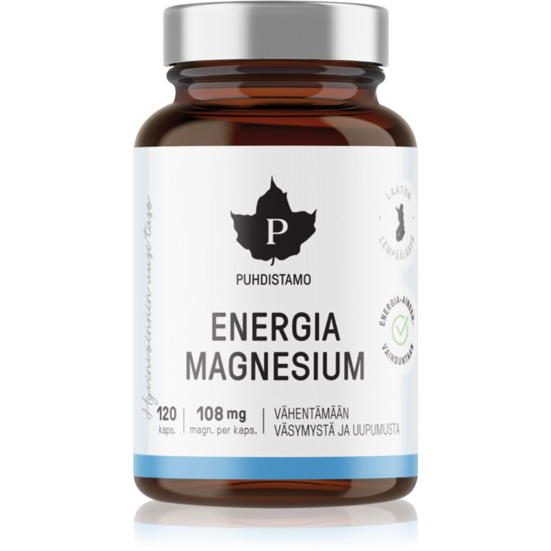 Puhdistamo Energia Magnesium 120 kapslí