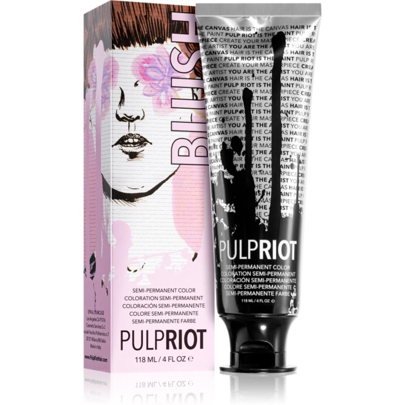 Pulp Riot Semi-Permanent Color pusiau ilgalaikiai plaukų dažai Blush 118 ml