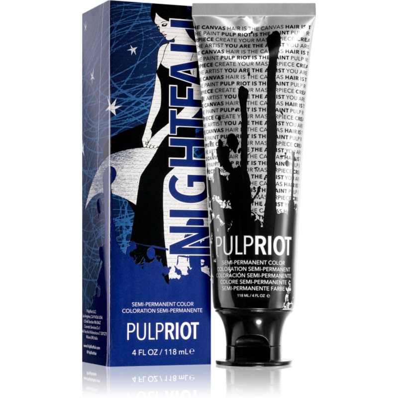 Pulp Riot Semi-Permanent Color pusiau ilgalaikiai plaukų dažai Nightfall 118 ml