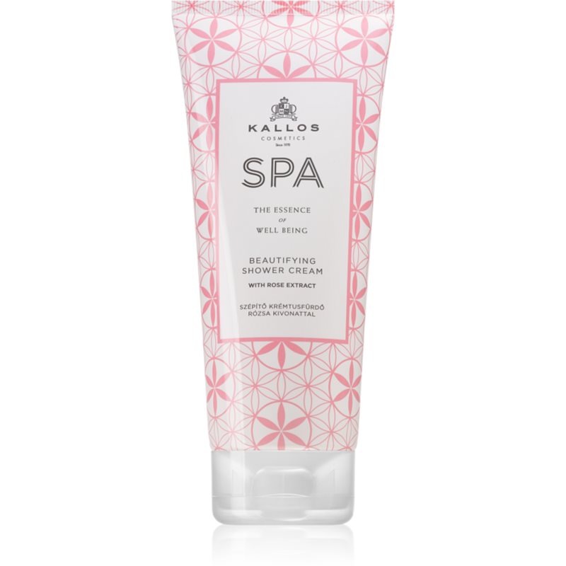 

Kallos Spa заспокоюючий крем для душа з троянди