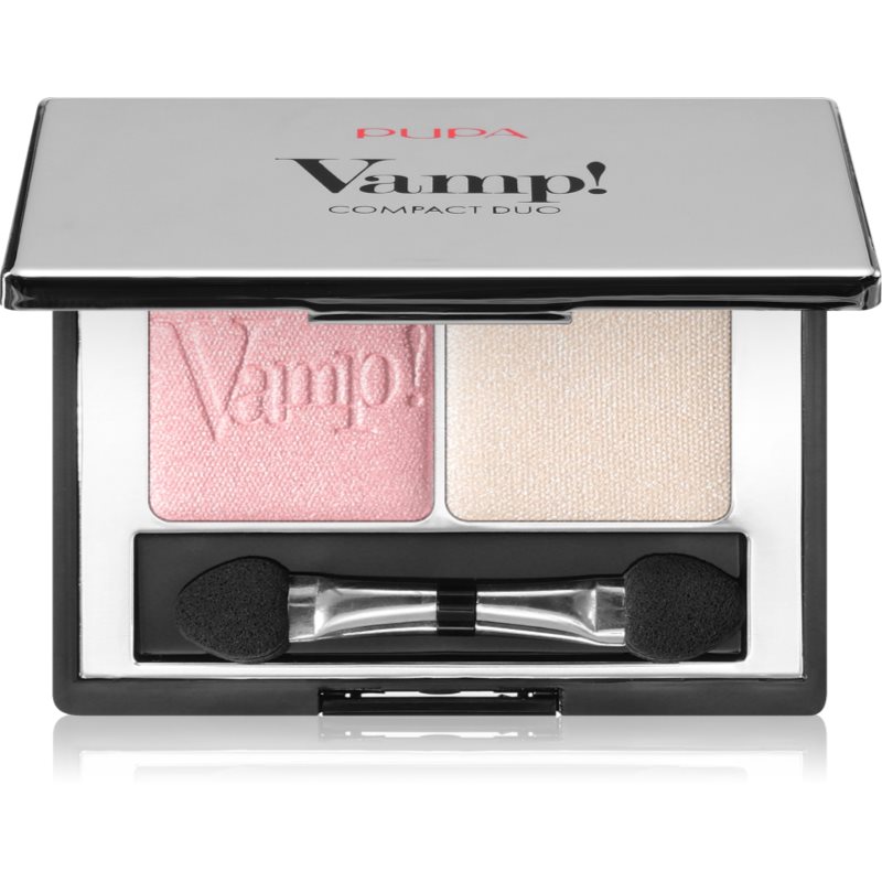 PUPA Milano Vamp! Compact Duo duo oční stíny odstín 001 - Rose Perlage 2.2 g