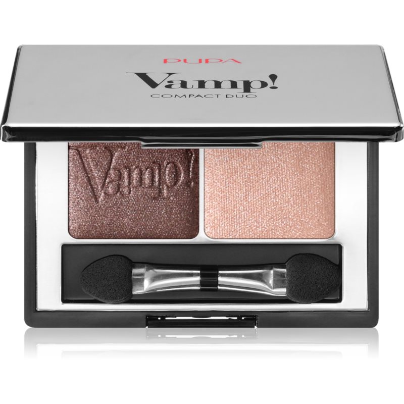 PUPA Milano Vamp! Compact Duo Eyeshadow duo oční stíny odstín 004 Bronze Amber 2.2 g