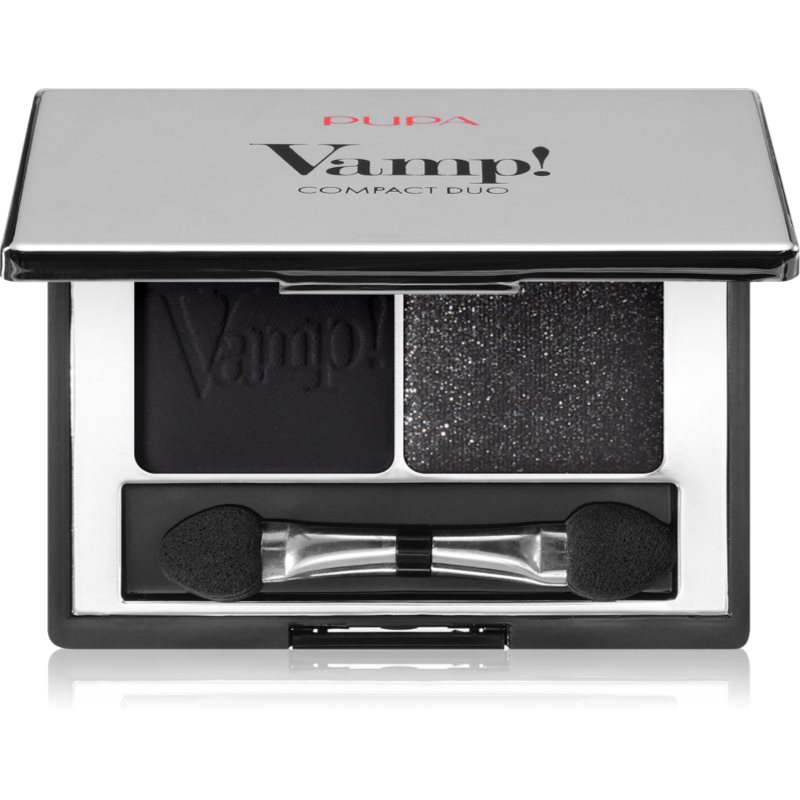 PUPA Milano Vamp! Compact Duo Eyeshadow duo oční stíny odstín 007 - Dark Night 2.2 g