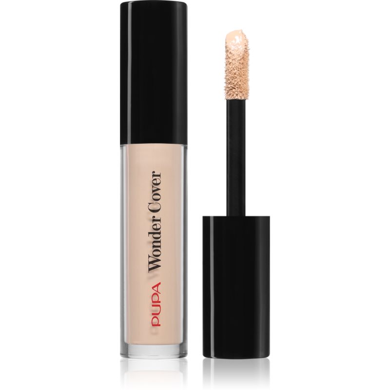 PUPA Milano Wonder Cover korektor s vysokým krytím pre dokonalý vzhľad odtieň 001 Porcelain 4.2 ml