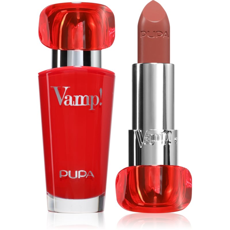 PUPA Milano Vamp! Luminous Lipstick rúž pre plné pery odtieň 107 Rosewood 3.5 g