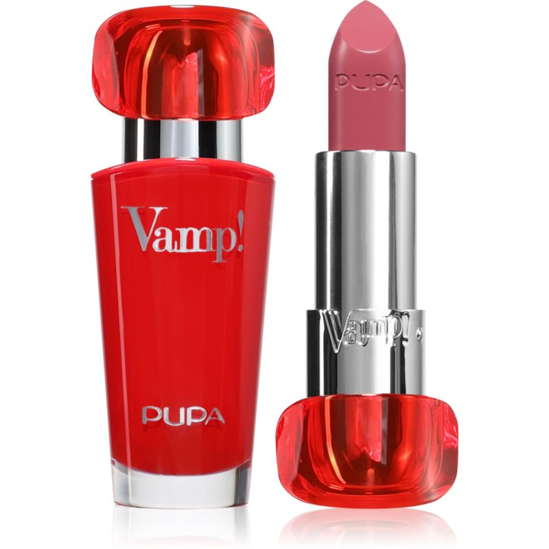 PUPA Milano Vamp! Luminous Lipstick rúž pre plné pery odtieň 204 Timeless Rose 3.5 g