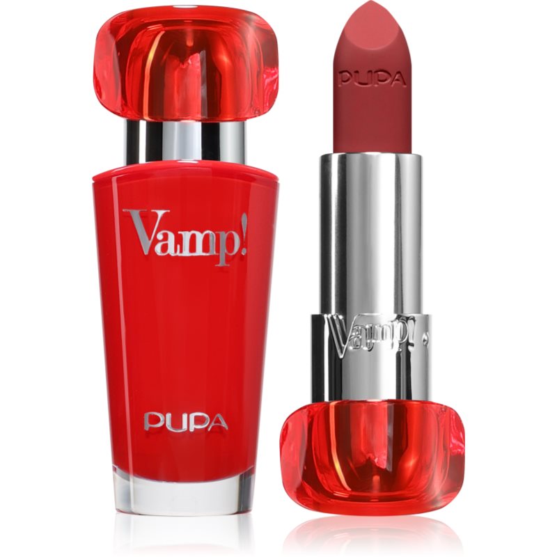PUPA Milano Vamp! Luminous Lipstick šminka za polne ustnice odtenek 301 Intense Red 3.5 g