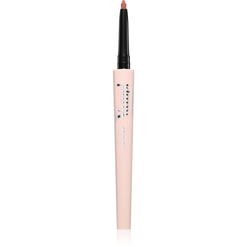 PUPA Milano Vamp! Lip Pencil vodeodolná ceruzka na pery 2 v 1 odtieň 005 Contour Brown 0.35 g