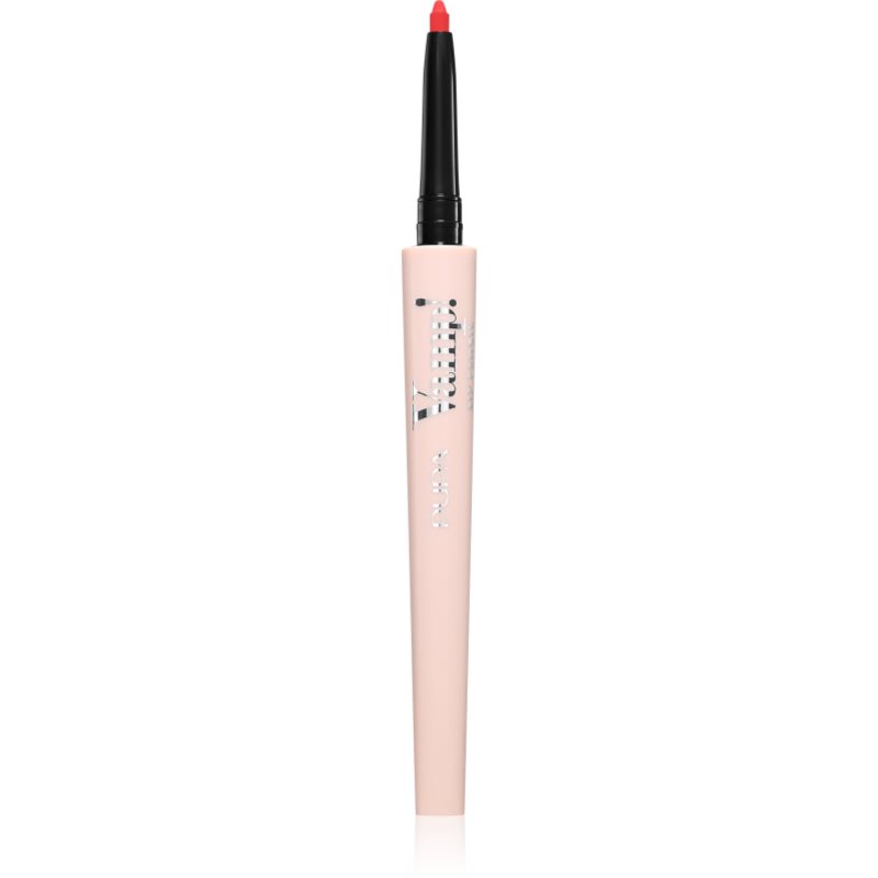 PUPA Milano Vamp! Lip Pencil vodeodolná ceruzka na pery 2 v 1 odtieň 011 Iconic Red 0.35 g