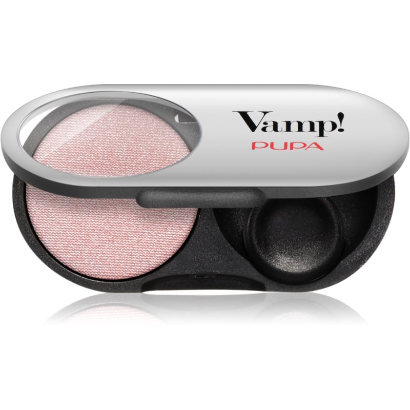 PUPA Milano Vamp! Radiant Baked Eyeshadow dlhotrvajúce žiarivé očné tiene odtieň 108 Frost Rose - METALLIC 1 g