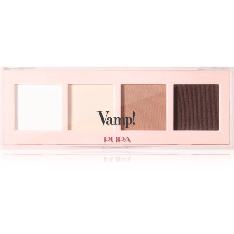 PUPA Milano Vamp! Eyeshadow Palette paletka očných tieňov 001 Natural Matt 5.2 g