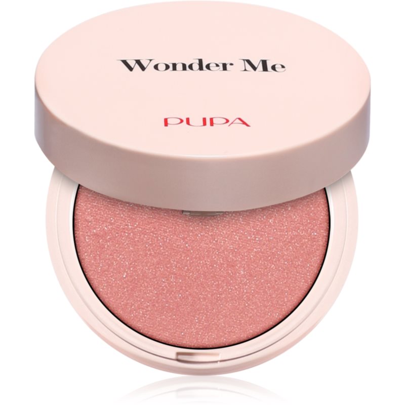 PUPA Milano Wonder Me Natural Effect Blush kompaktná lícenka pre prirodzený vzhľad odtieň 003 That's Hot - Radiant 4 g