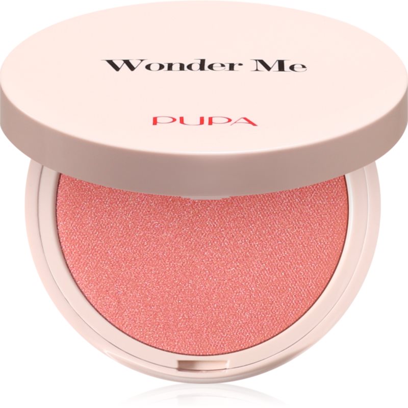 PUPA Milano Wonder Me Natural Effect Blush kompaktná lícenka pre prirodzený vzhľad odtieň 004 True Love - Matt 4 g