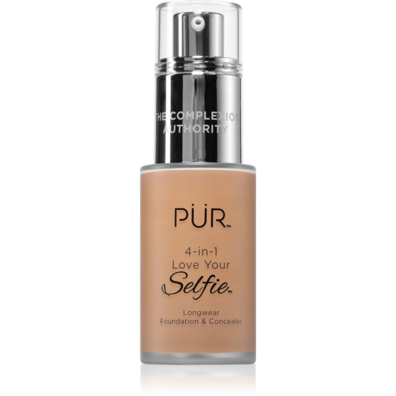 PÜR Cosmetics 4-in-1 Love Your Selfie make-up a korektor 2 v 1 odstín TP2 30 ml