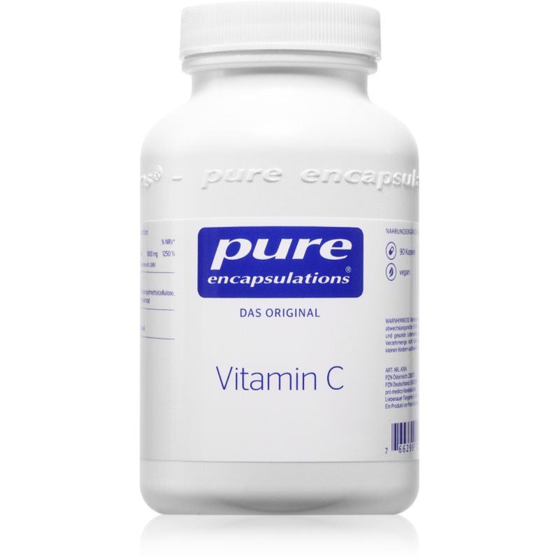 Pure Encapsulations Vitamin C Kapseln zur Unterstützung des Immunsystems, schöner Haut und Nägel 142 g