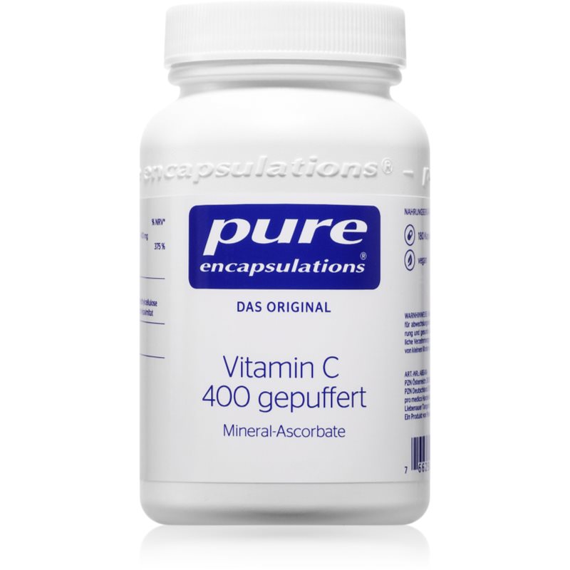 Pure Encapsulations Vitamin C gepuffert Kapseln zur Unterstützung des Immunsystems, für schöne Haut und Nägel 180 KAP