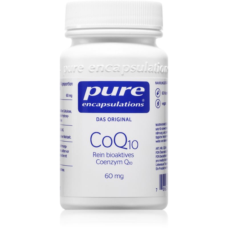 Pure Encapsulations Coenzym Q10 60 mg Kapseln mit dem Coenzym Q10 28 g