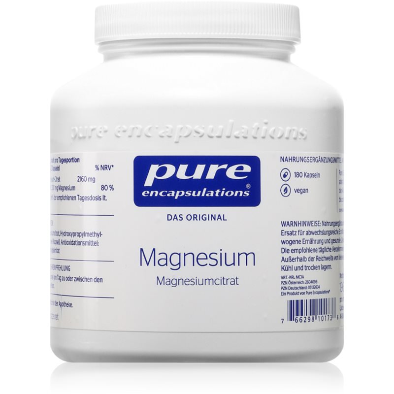 Pure Encapsulations Magnesiumcitrat Kapseln mit Mineralien 272 g