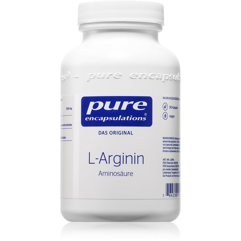 Pure Encapsulations L-Arginin Kapseln zur Förderung des Aufbaus von Muskelmasse 112 g