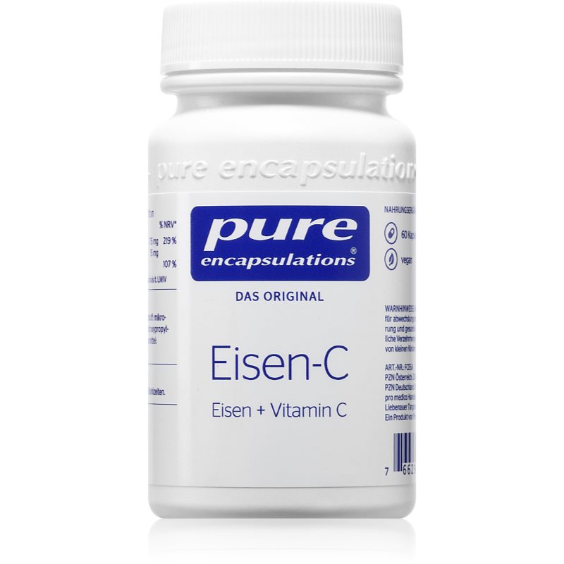 Pure Encapsulations Eisen-C Kapseln eisenhaltig mit Vitamin C 21 g